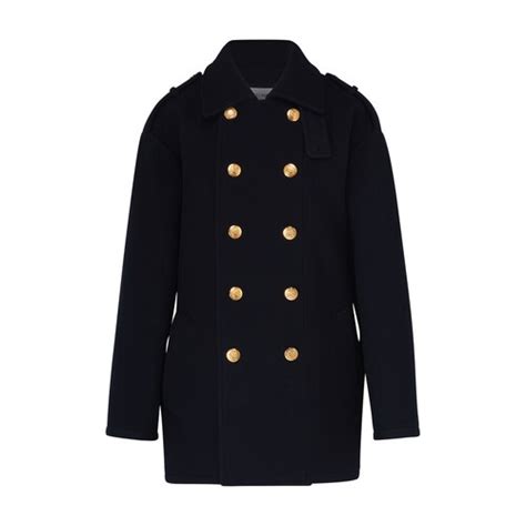 celine navy belted coat|celine jackets for women.